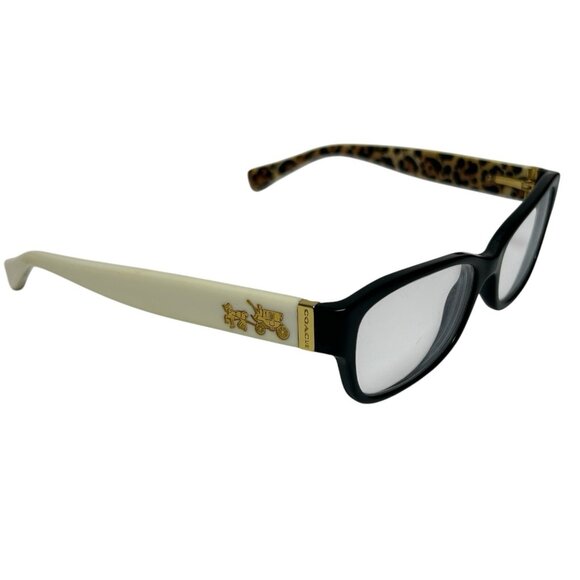Coach Black and Cream Glasses - Picture 1 of 7
